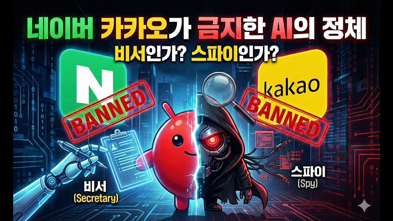 [경제이슈] 네이버 카카오가 금지한 AI 오픈클로의 정체. 비서인가? 스파이인가?