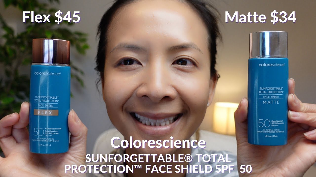 Лучшие тонированные минеральные солнцезащитные средства — Colorescience Face Shield Flex против м...