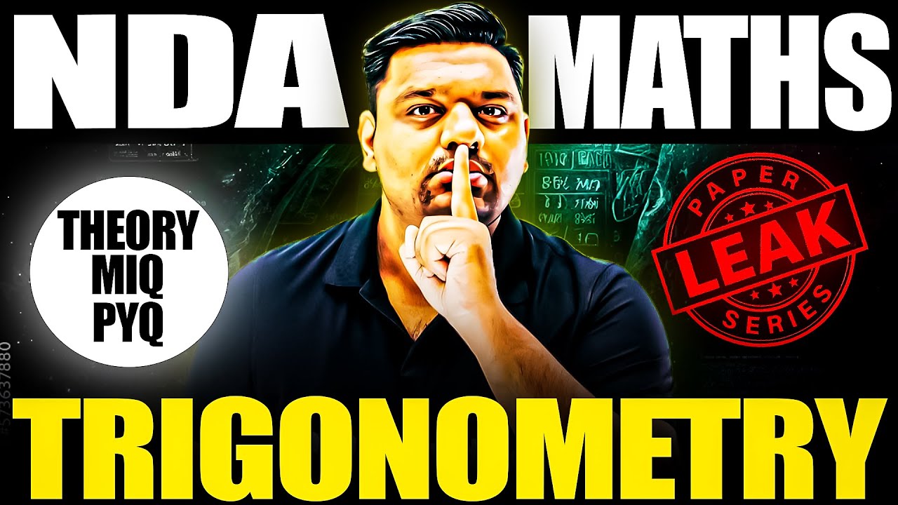 Most Important NDA TRIGONOMETRY One Shot! 😎 NDA 1 2026 Trigonometry 💯 NDA Maths Trigonometry