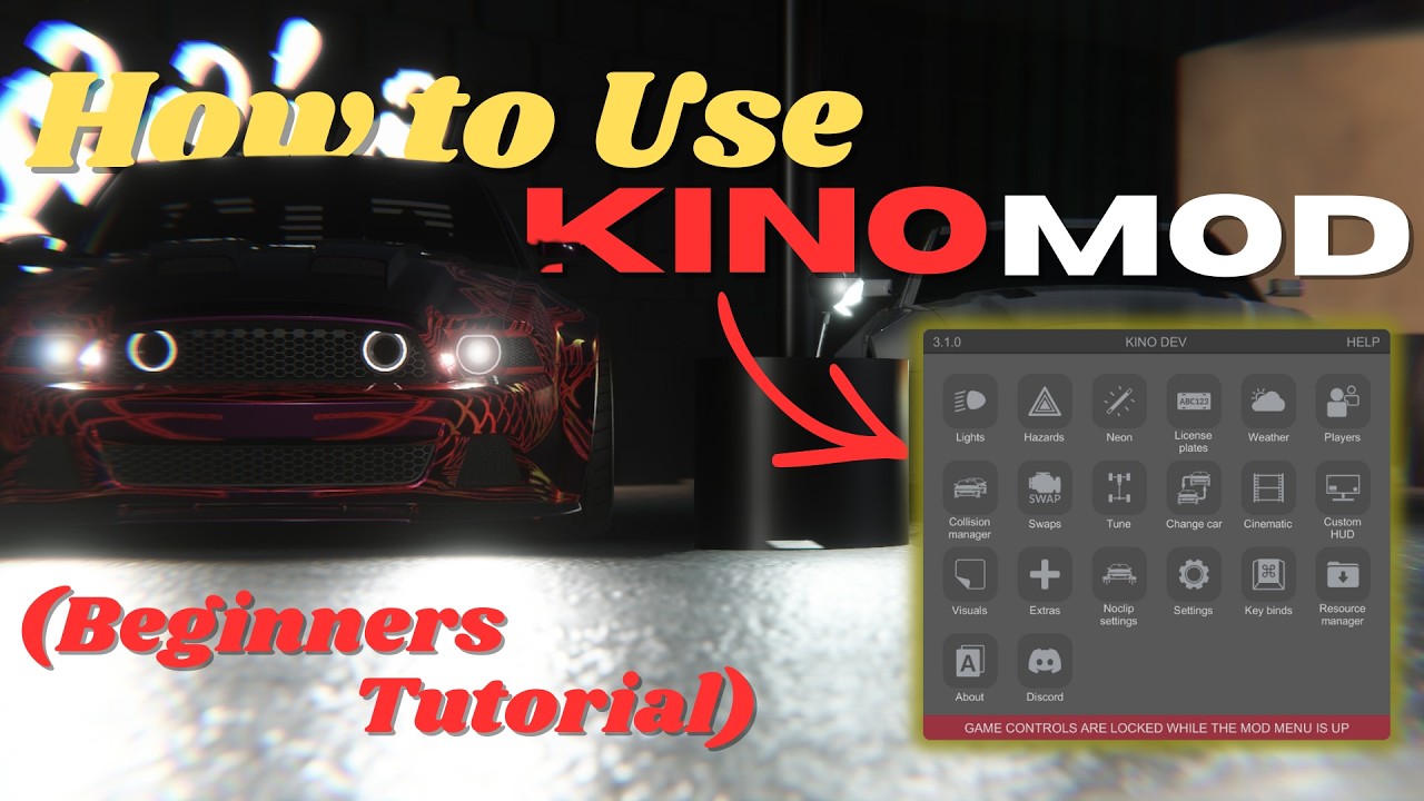 How to use Kino Mod for Carx DRO for Beginners (Tutorial/Walkthrough)