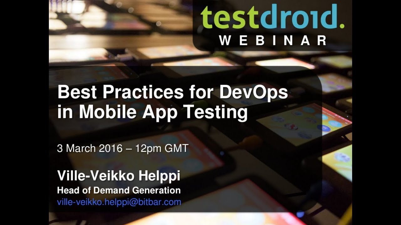 Best Practices for DevOps in Mobile App Testing