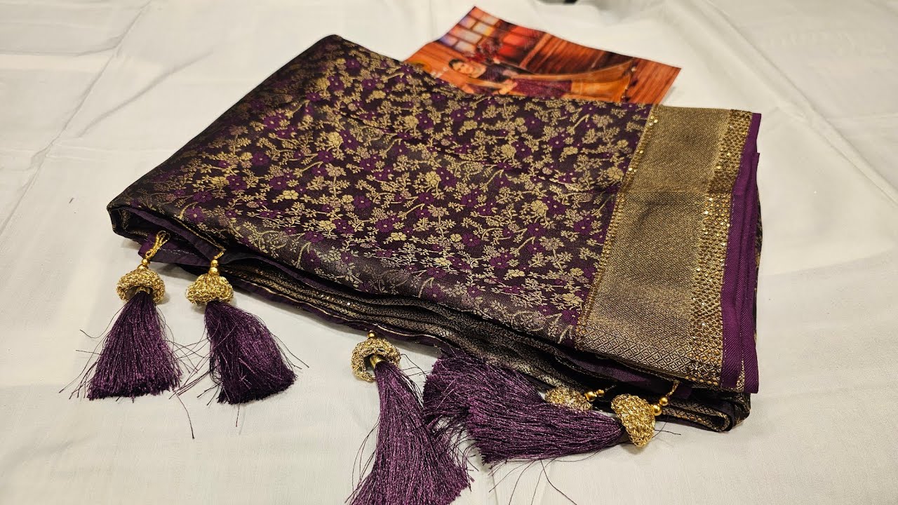 # SOFT TANA BANA SAREES#ORGANZA SAREES#Silk chiffon saree#new fancy saree#viral saree
