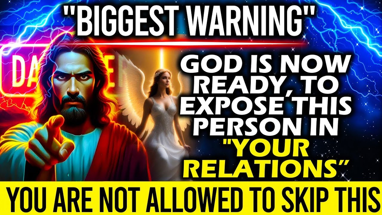 🛑 GOD IS NOW READY, TO EXPOSE THIS PERSON IN 