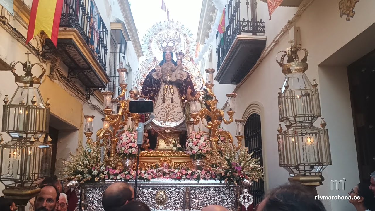 Virgen del Rosario por calle Hueca (Cristóbal Colón) 05-10-2025