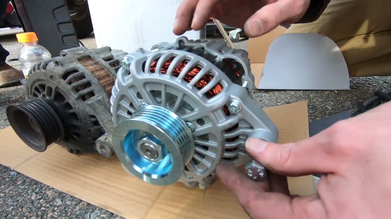 Quest Alternator Swap 2000 Nissan Xterra