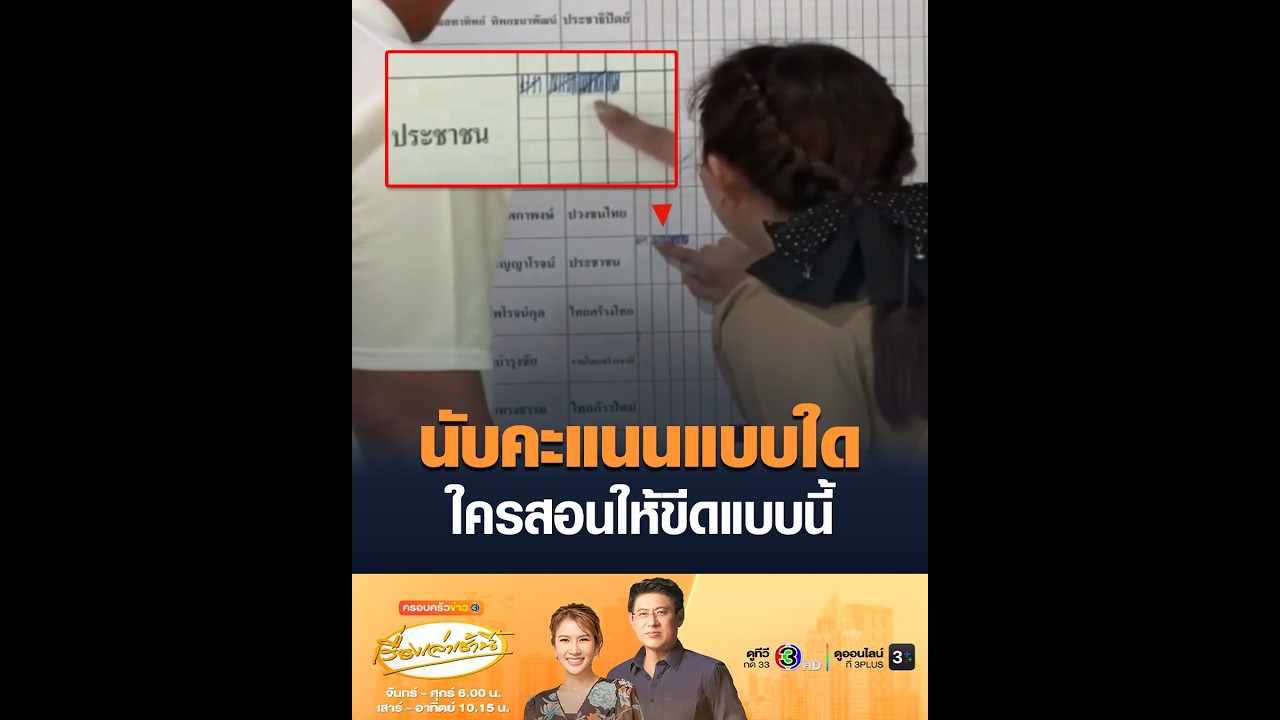 นับคะแนนแบบใดใครสอนให้ขีดแบบนี้