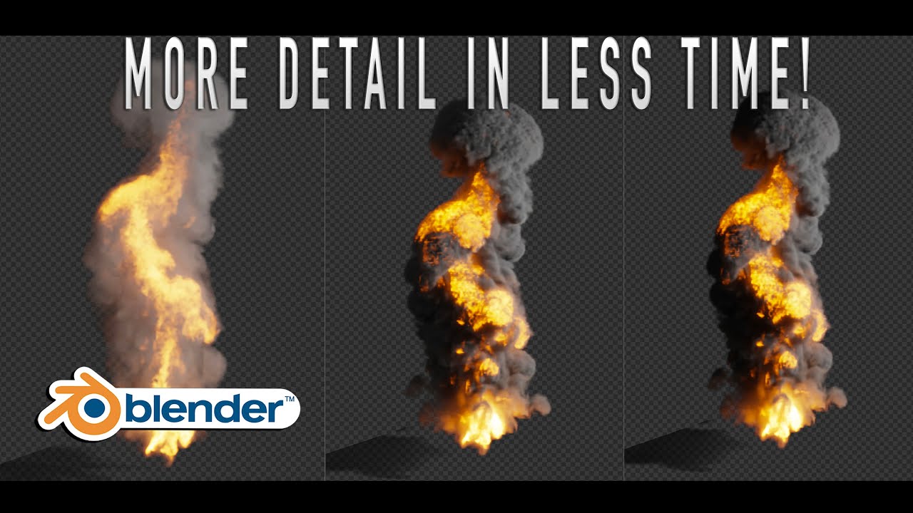 Optimizing Smoke in Blender 3d: Better Renders with 2 Beginner Tips! (No Add-ons)