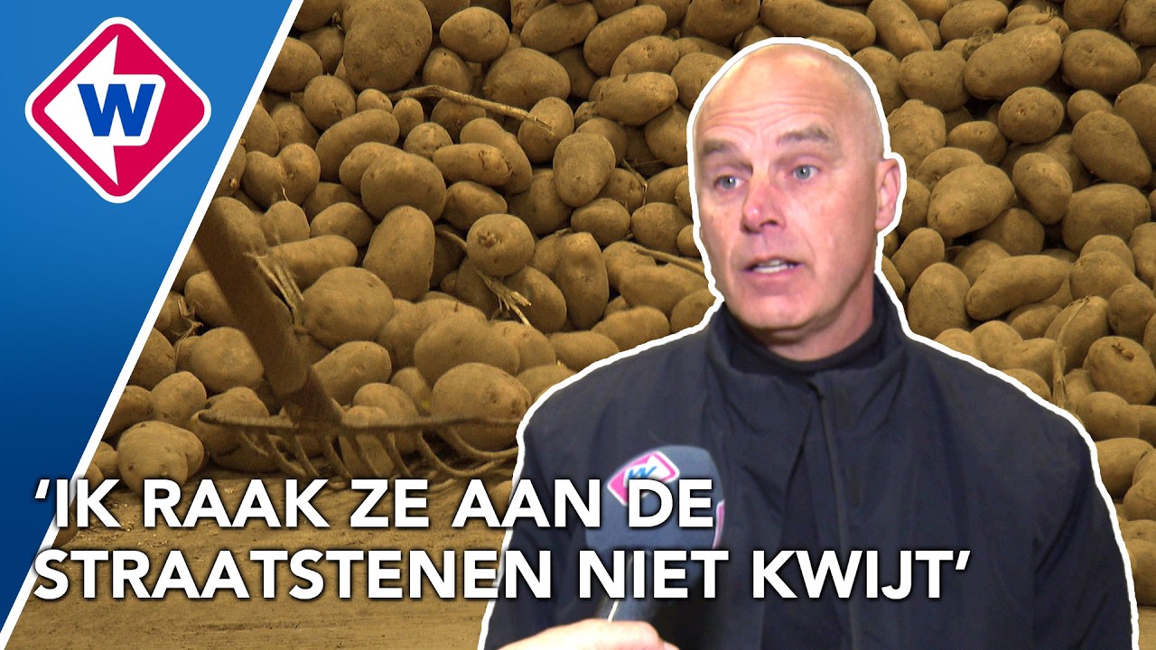 Boer Hendrik Jan heeft 500.000 kilo aardappelen over