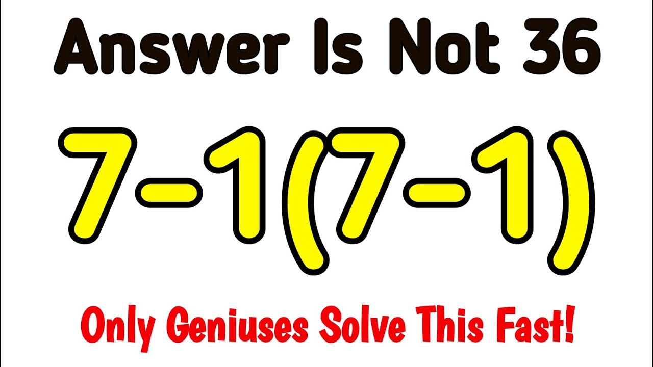 Only Sharp Minds Can Solve This Math Puzzle!