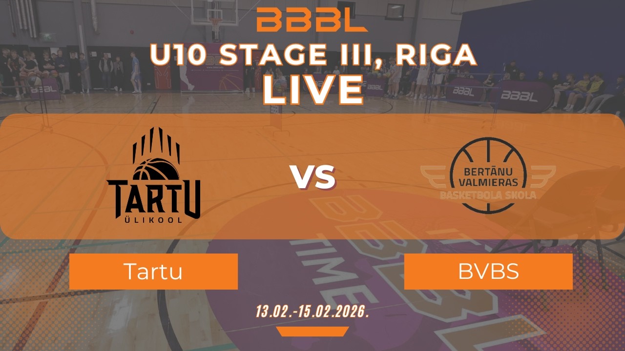Tartu 2016 vs Bertans VBS 2016 | BBBL U10 | Stage III