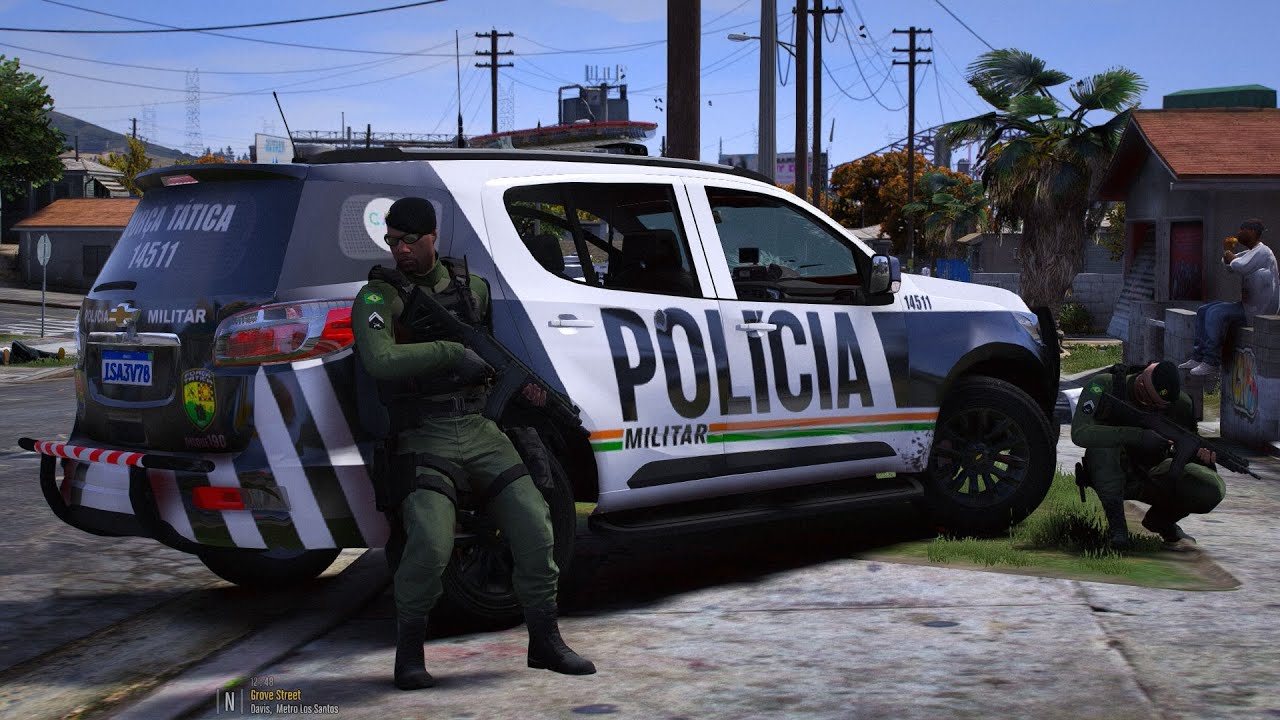 INDIVÍDUO REAGIU A ABORDAGEM DA FORÇA TÁTICA | PMCE - POLICIA NO GTA 5