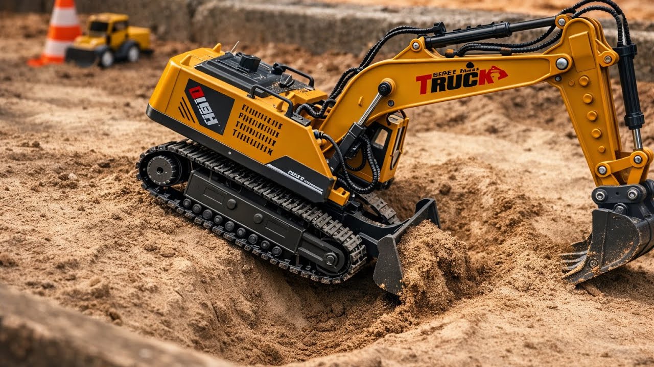 Episode 4‼️ Extreme Road Repair – RCTruck  vs Heavy-Duty Sand Truck