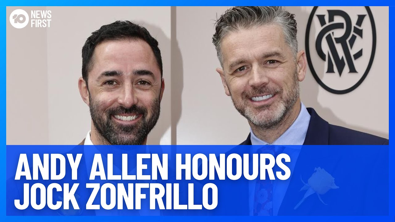 Andy Allen Honours Masterchef Judge Jock Zonfrillo l 10 News First