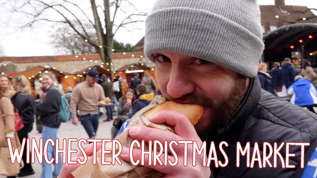 Winchester Christmas Market Tour 2021 - Mulled Wine, Bratwurst & More! Merry Christmas