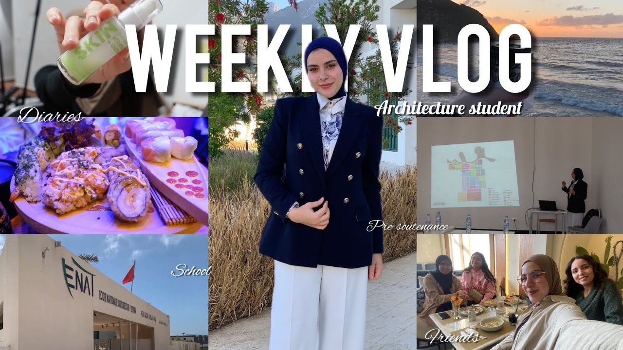 UNI LIFE - ENA 👷🏻‍♀️ | قراية, تنظيف, خروج, سفر, اسبوع مع طالبة هندسة معمارية💻🎓📚🚗✨💄🧹👗