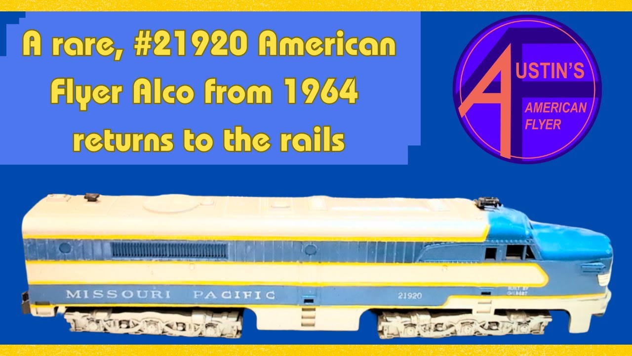 Lets work on a 1964, a rare Alco Diesel from near the end of American Flyer production.