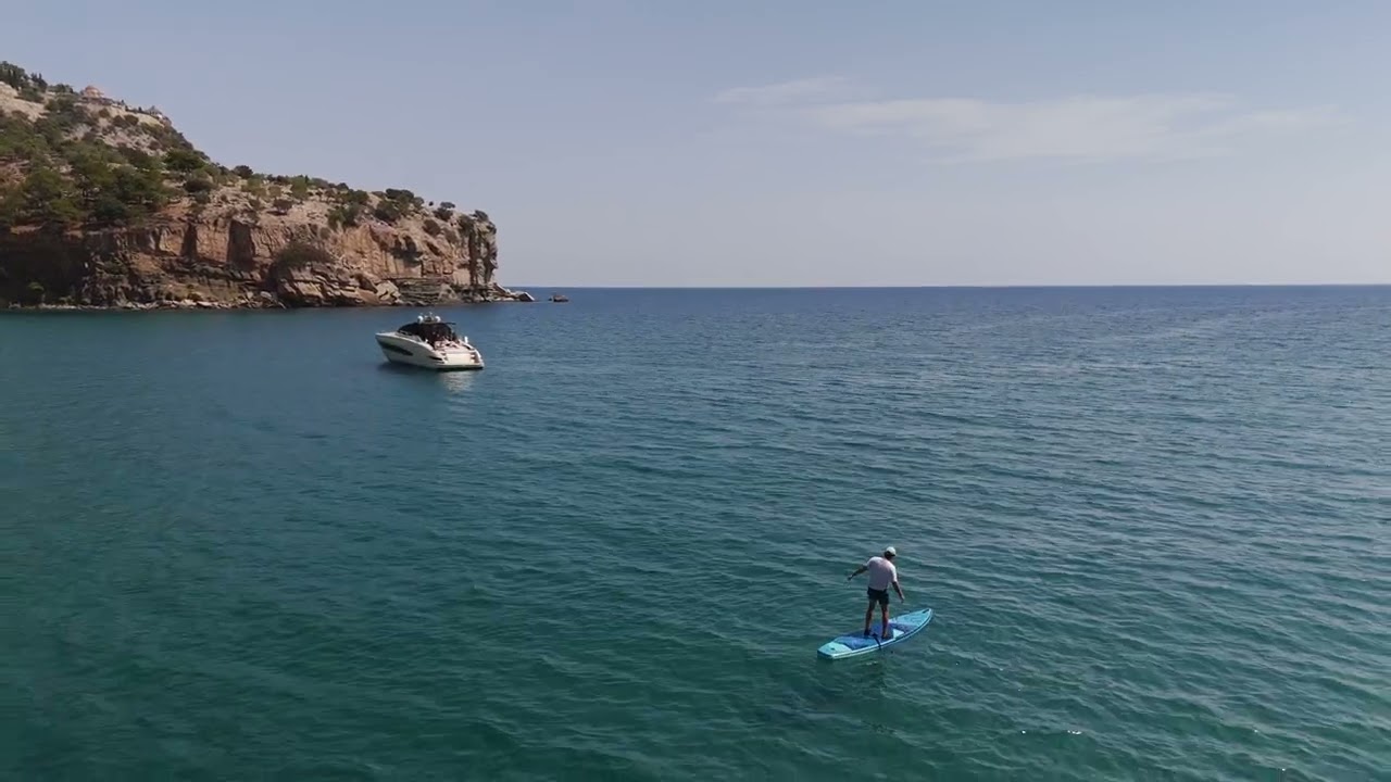 Drone View from Thasos, Greece