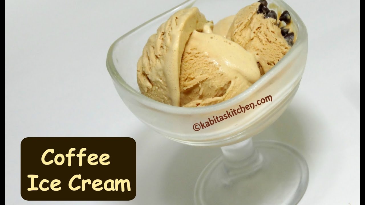 Coffee Ice cream Recipe | Super Easy Chocolate Coffee Icecream | Eggless Ice cream | kabitaskitchen