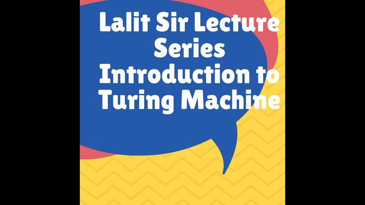introduction  to TM(Turing Machine)