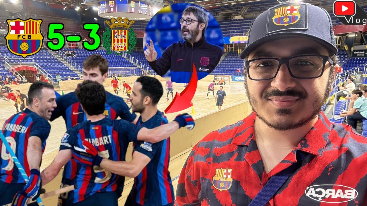 🏑 FC Barcelona Hoquei vs. CE Noia Freixenet [5-3] - Roller Hockey Matchday Experience Vlog 🎥
