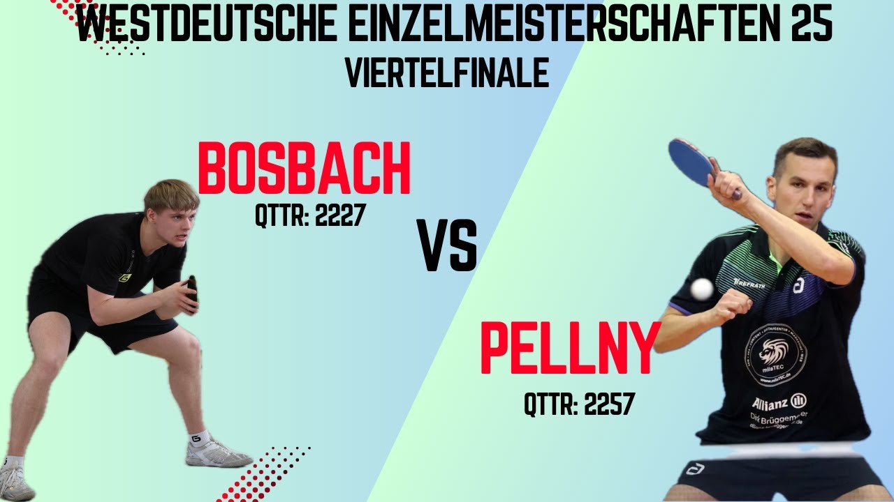 Der Kampf um Edelmetall ⚡ Lukas Bosbach vs. Thomas Pellny – Wer setzt sich durch?