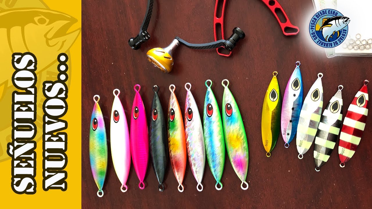 Unboxing señuelos de tienda china Jigs y accesorios para SLOW JIGGING