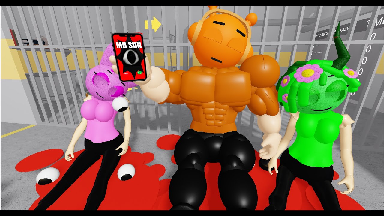 Who Gouged Out Sprunki’s Eyes in BARRY'S PRISON RUN! New Scary Obby #roblox #pomni #sprunki
