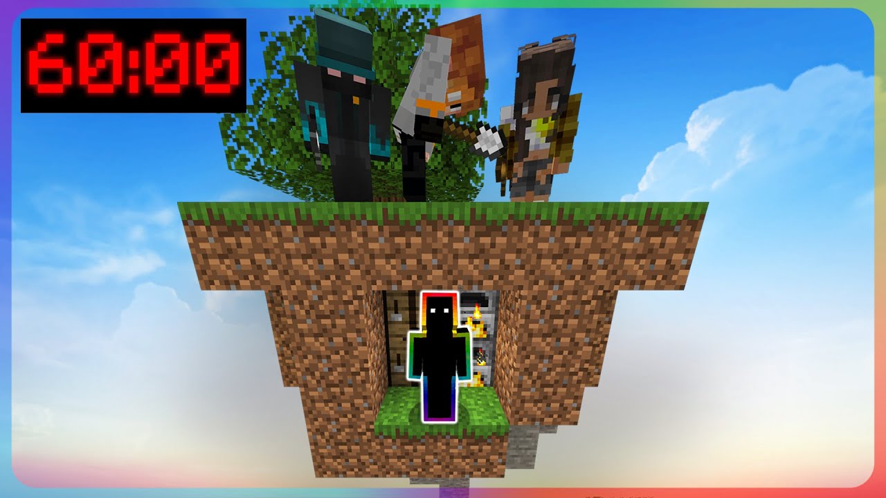 Minecraft Manhunt V Nebi, Ale Musím Přežít HODINU!