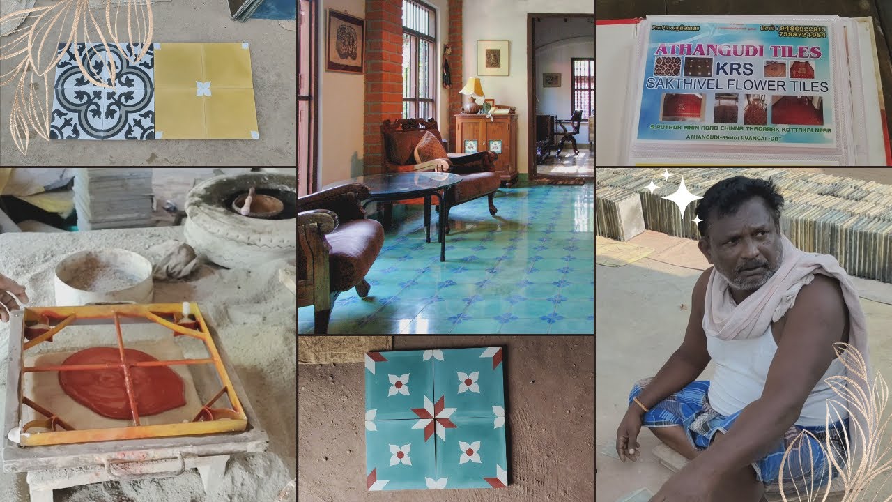 Legacy of athangudi Tiles | The Process behind this handcrafted Tile