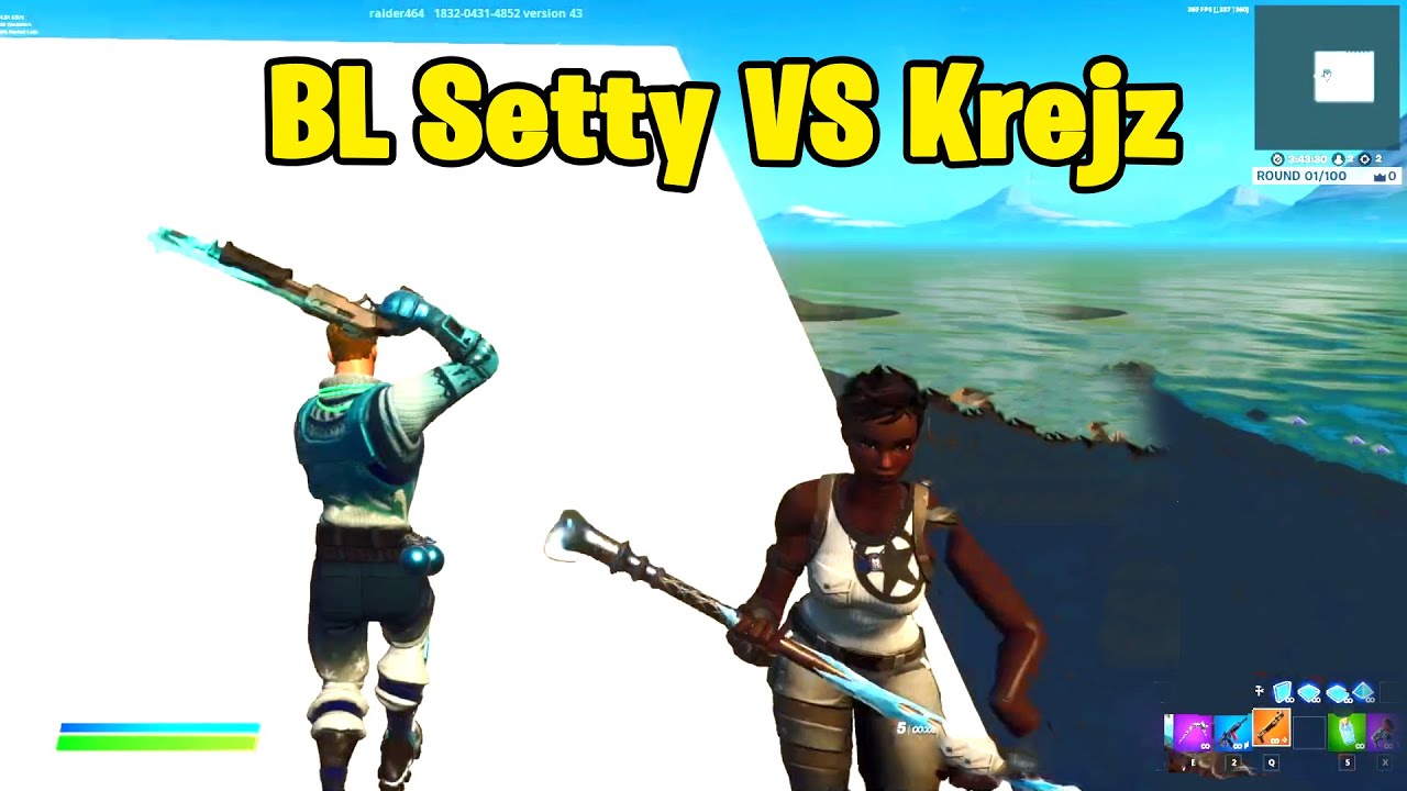 BL Setty VS Krejz 1v1 Buildfights!!