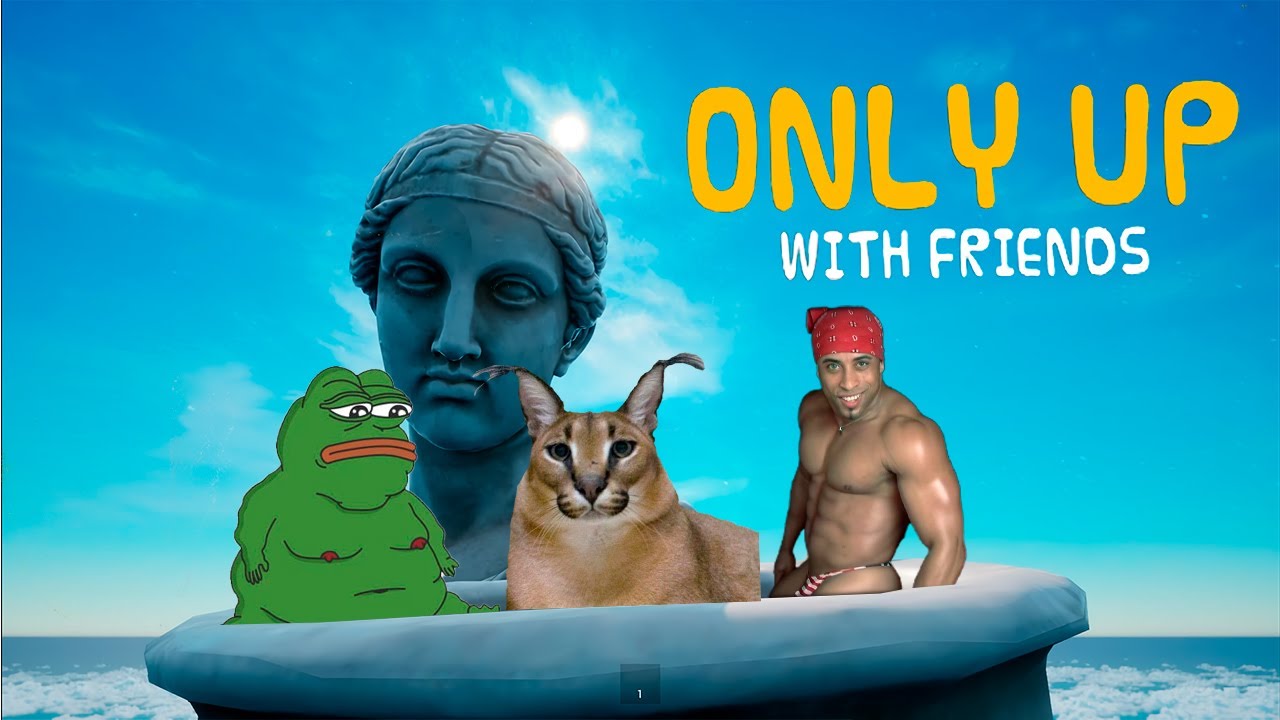 НЕ СМОТРИ ВНИЗ ! - Кто быстрее в Only Up: With Friends