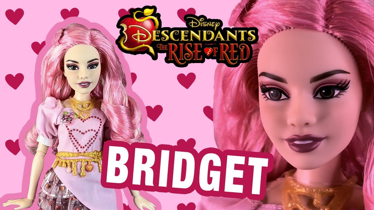 ¡MI PERSONAJE FAVORITO! 😍| Muñeca Bridget de Descendientes: El ascenso de Red ¡Unboxing y revisión!