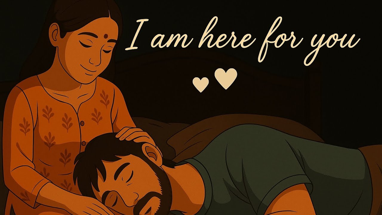Hindi ASMR • Wife Takes Care Of Tired Husband | Singing | Comforting | Relaxing 🤍