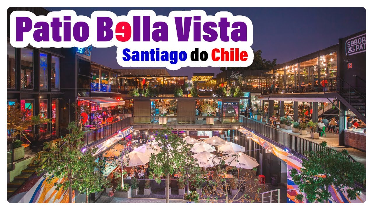 RESTAURANTE EM SANTIAGO | PATIO BELLA VISTA | RUA PIO NONO | CHILE