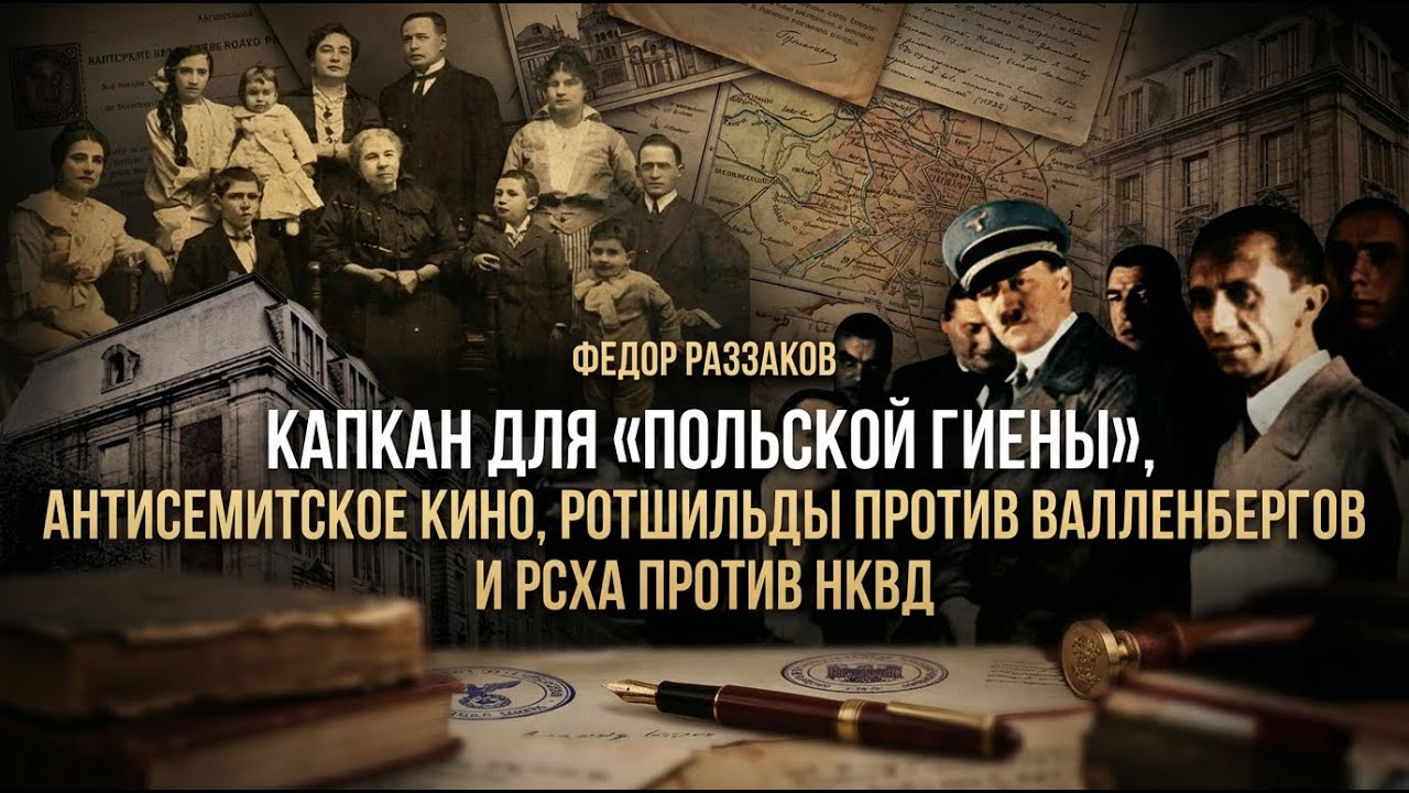 Фёдор Раззаков | Капкан на польскую гиену, антисемитизм, Ротшильды vs Валленберги, РСХА против НКВД