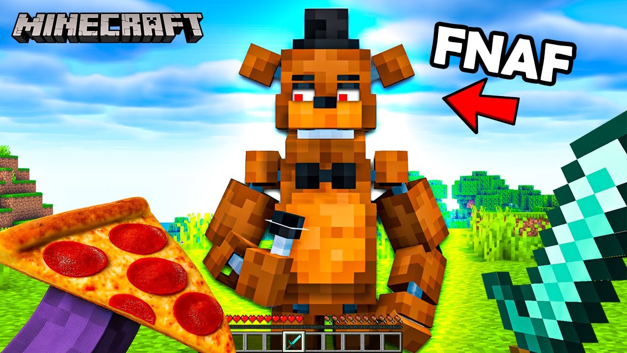 POKONAJ FREDDIEGO z FNAF w MINECRAFT MOD