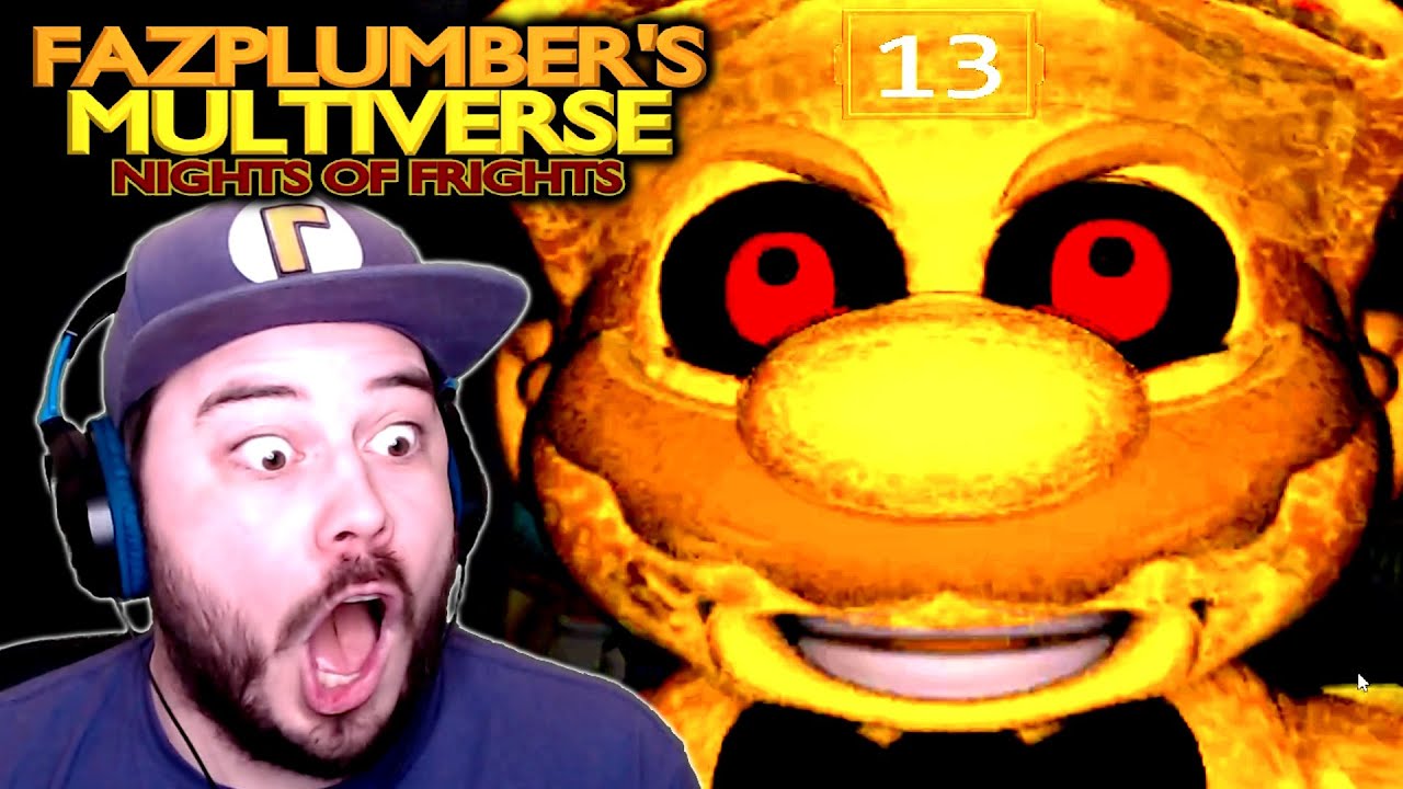 WHY DOES GOLDEN MARIO HATE ME?! | Fazplumber's Multiverse: Nights of Frights (Night 6)