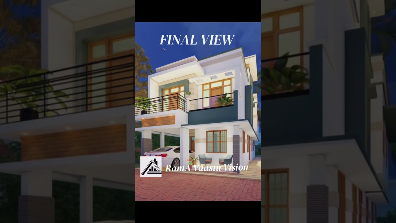 22×50 Morden House Design 🏠| Planning| 3D design| Interior| Landscape