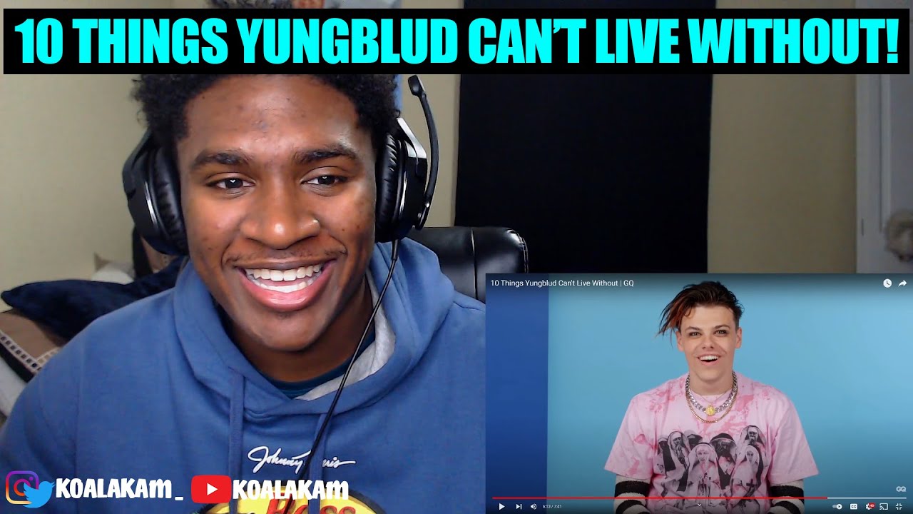 Reacting To 10 Things Yungblud Can't Live Without!