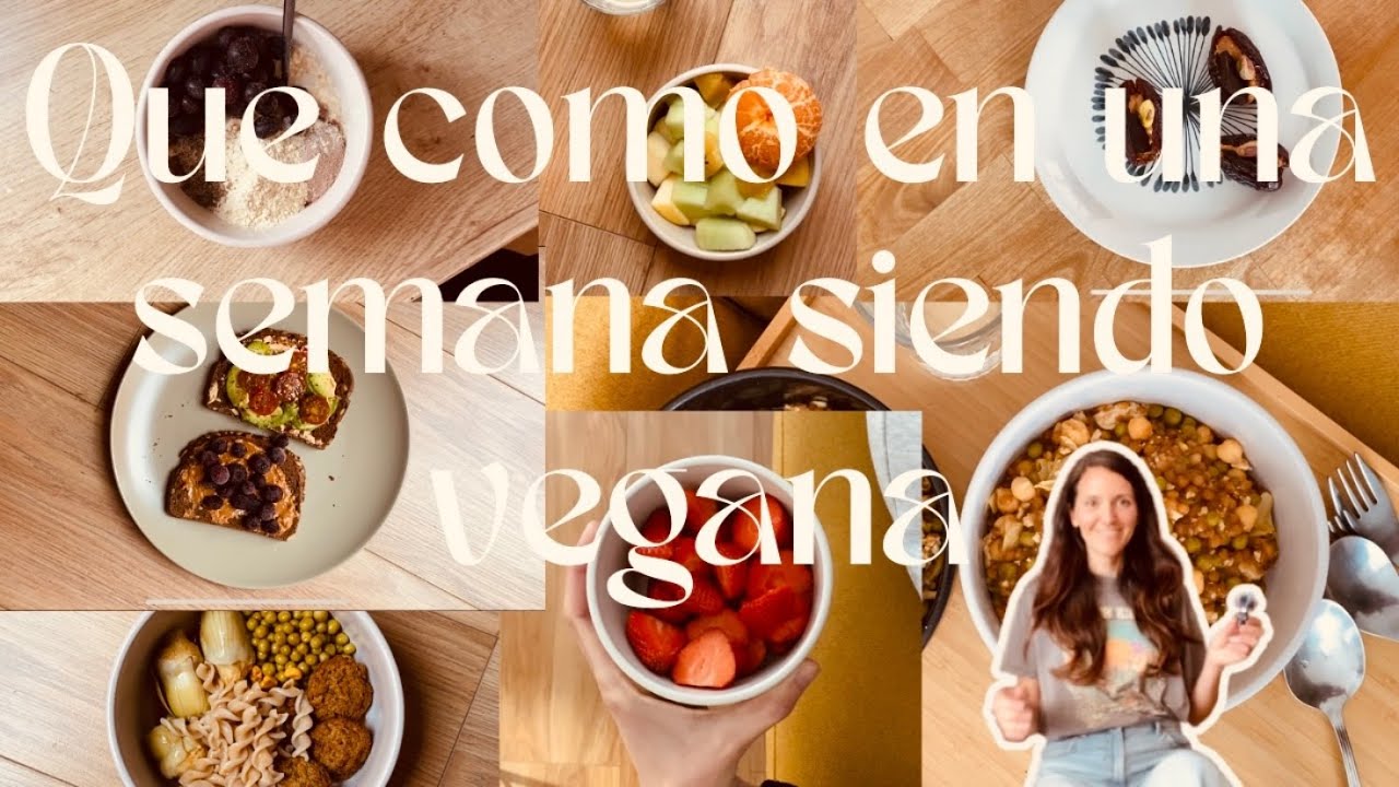 Todo lo que como en una semana siendo vegana 🌱 | 75 Hard + media maratón 🏃‍♀️