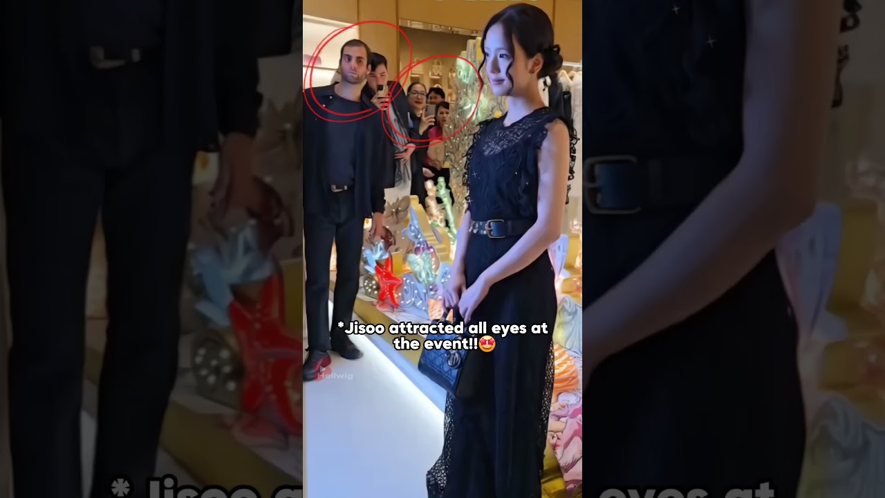 Jisoo attracted all eyes at Dior's event!🤩🤩 