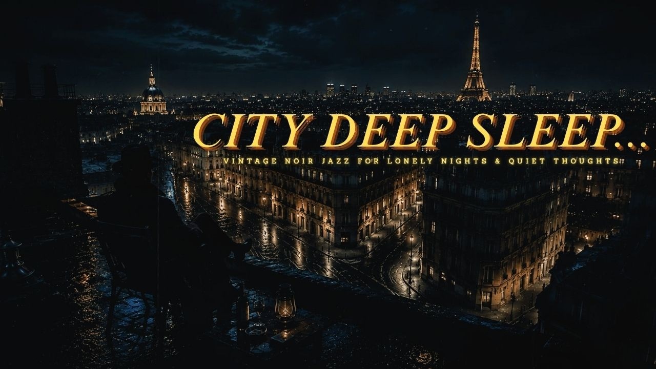 City Deep Sleep... - Vintage Noir Jazz For Lonely Nights & Quiet Thoughts