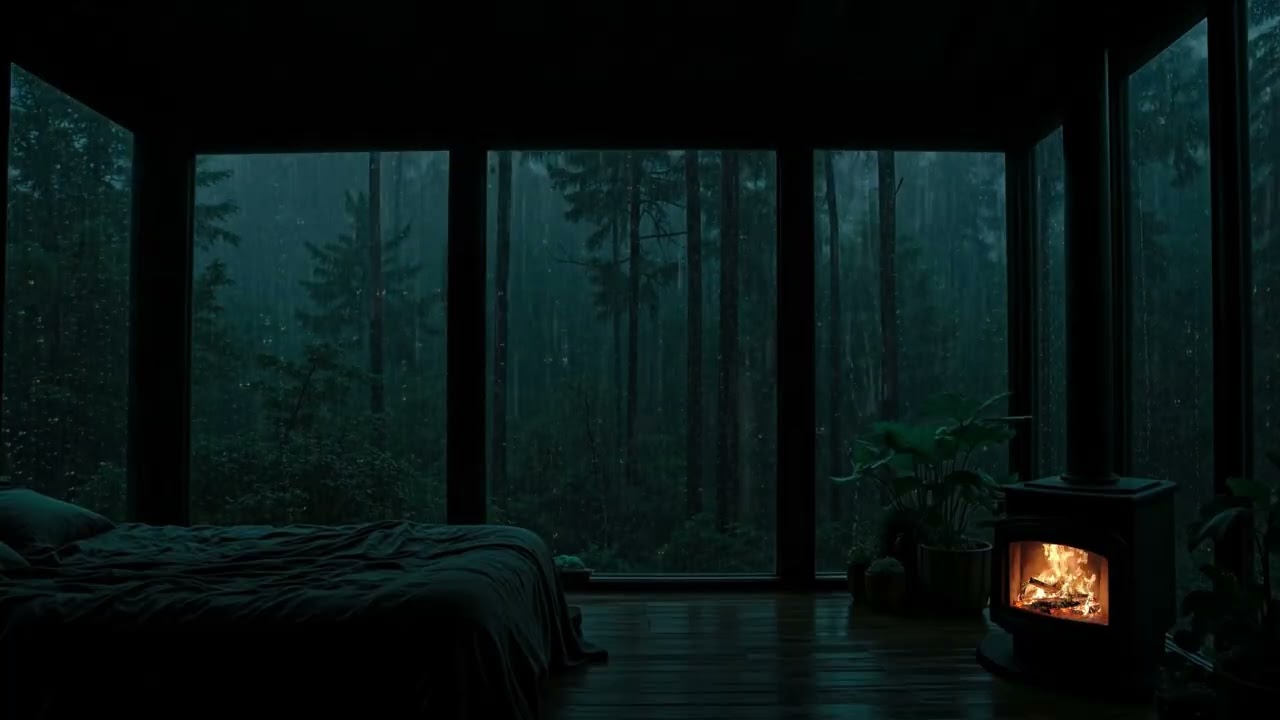 Relaxing Sleep Music + Rain Sounds for Deep Sleep 🌧️ | Let Go of Anxiety and Sink into Relaxation