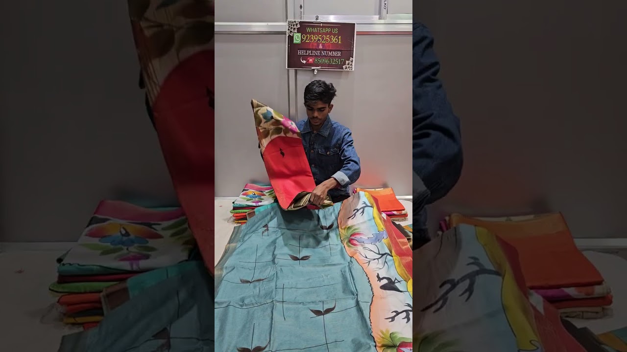 এই মুহূর্তের সবচেয়ে পছন্দের শাড়ি❤️😍🥻Jori Par hand Paint | Bafta Hand Print | WH- 9239525361 |