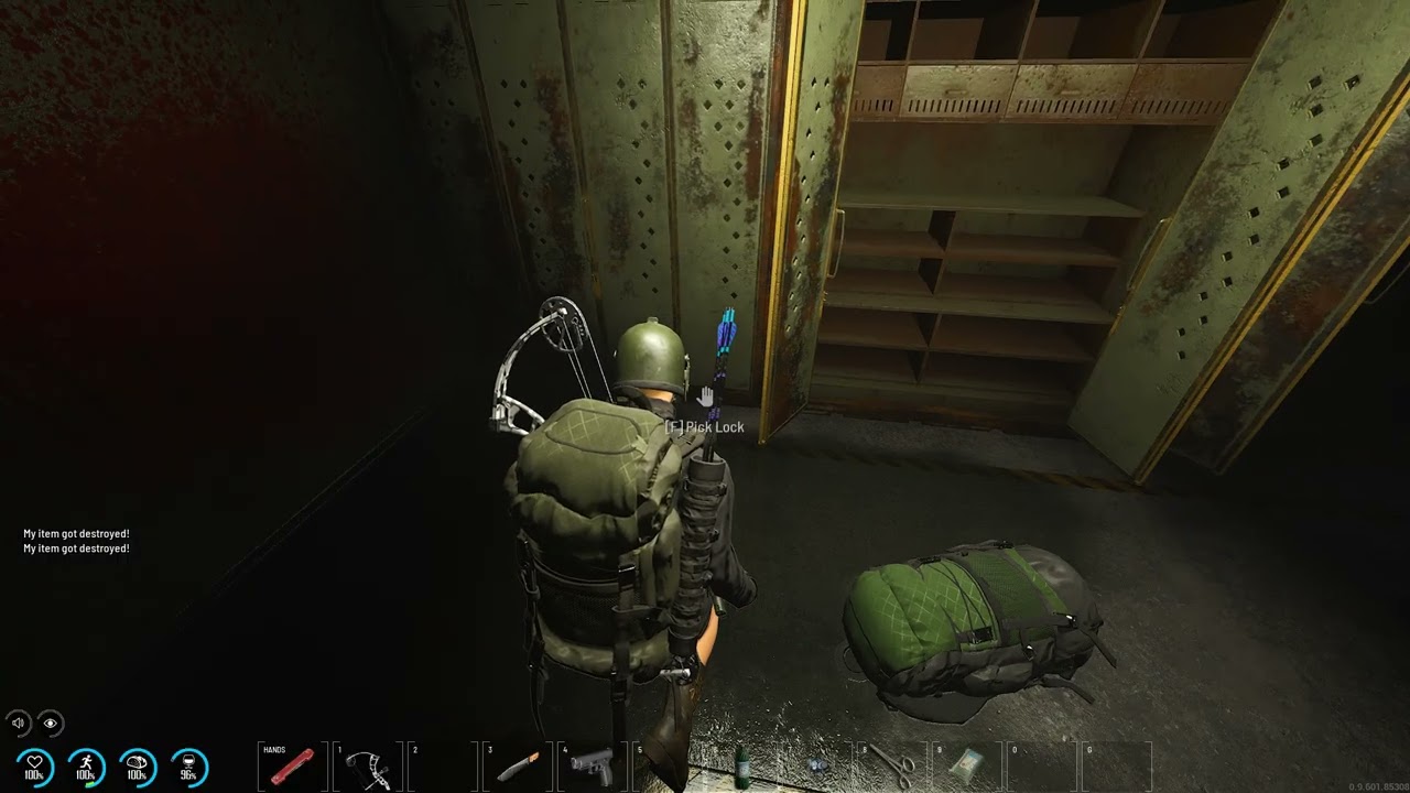 SCUM Ver0.96- Abandon Bunker G room with CompoundBow [No Damage]