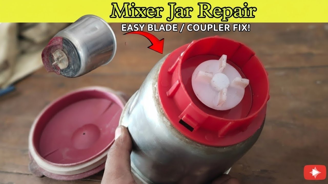 Broken Mixer Jar Repair #mansurielectricals #repair 