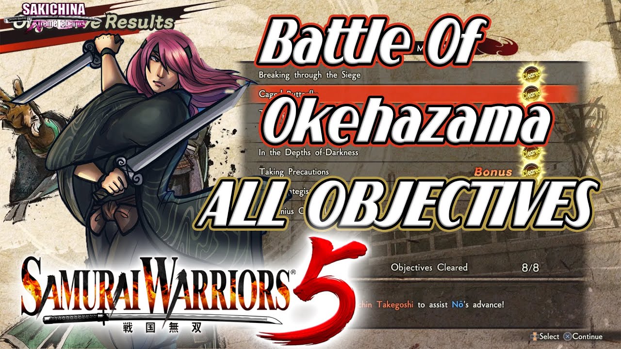 [PS5] Battle of Okehazama - Objectives 10/10 | Samurai Warriors 5