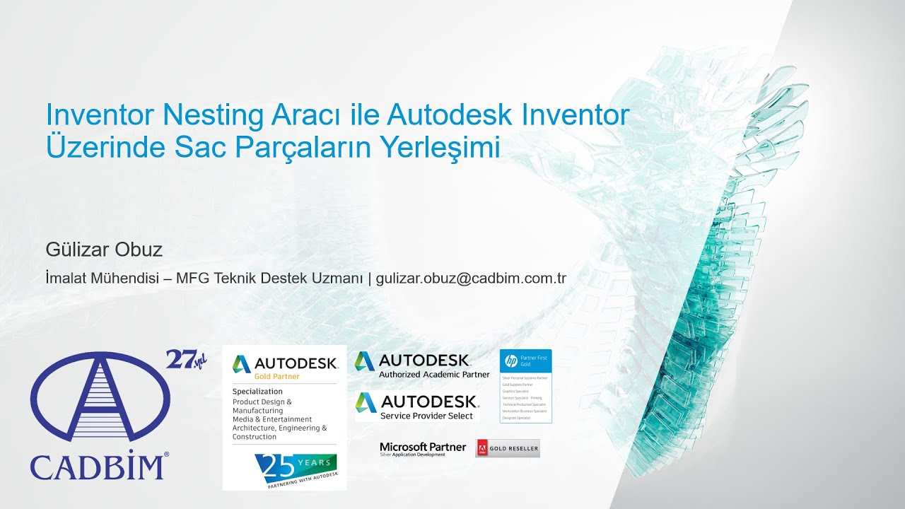 Nesting Utility ile Autodesk Inventor Üzerinde Sac Parça Yerleşimi