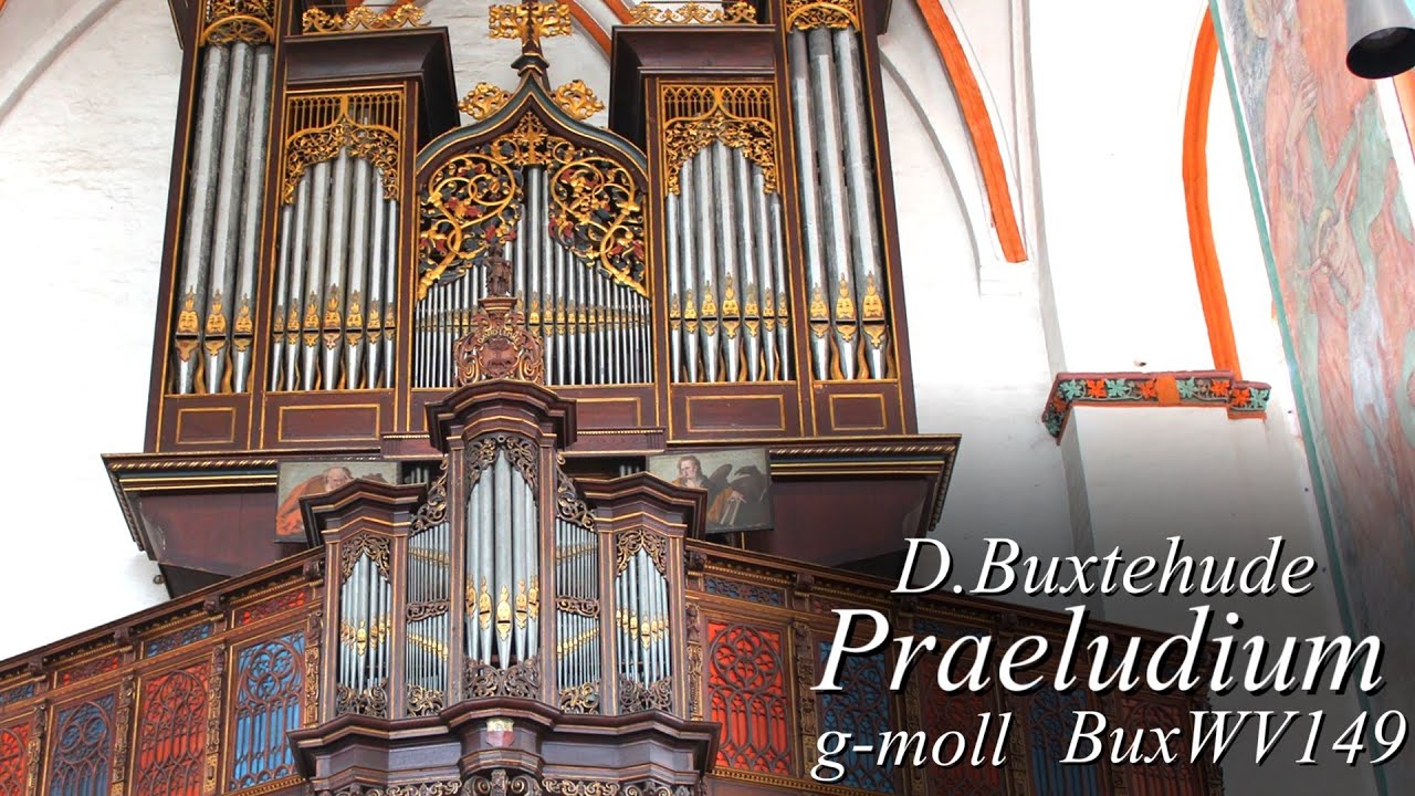 【500年前に建造】D.ブクステフーデ - 前奏曲 ト短調 BuxWV149 D.Buxtehude-Praeludium g【パイプオルガン･古楽･バロック音楽】