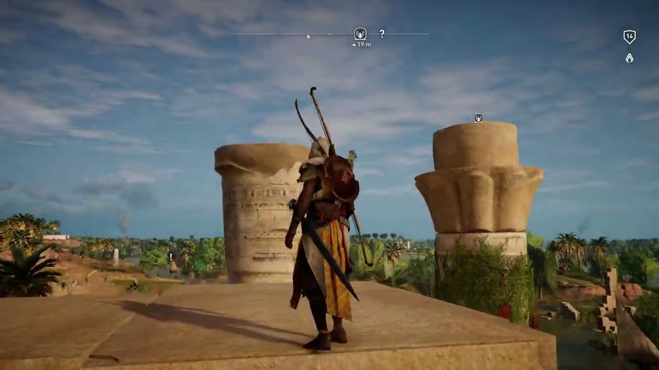 Assassin’s Creed Origins – A Odisseia: Escolte o Sacerdote até o Templo Norte!